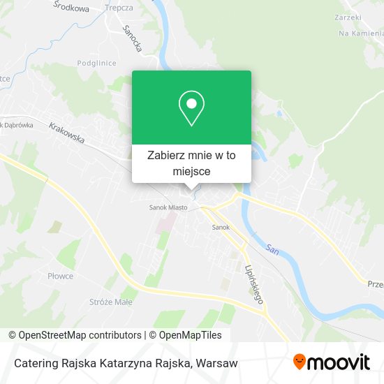 Mapa Catering Rajska Katarzyna Rajska