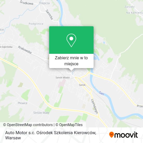 Mapa Auto Motor s.c. Ośrodek Szkolenia Kierowców