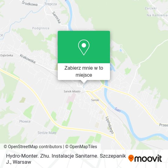 Mapa Hydro-Monter. Zhu. Instalacje Sanitarne. Szczepanik J.