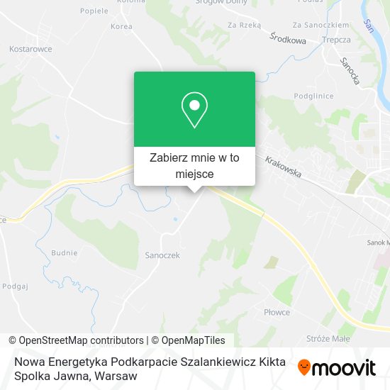 Mapa Nowa Energetyka Podkarpacie Szalankiewicz Kikta Spolka Jawna