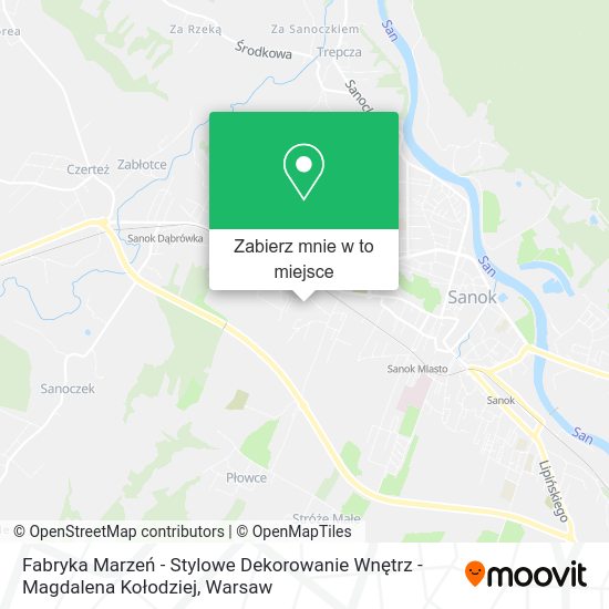 Mapa Fabryka Marzeń - Stylowe Dekorowanie Wnętrz - Magdalena Kołodziej