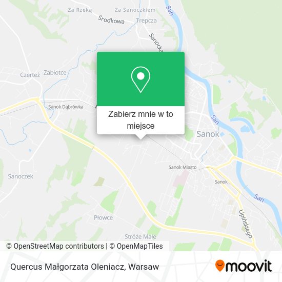 Mapa Quercus Małgorzata Oleniacz