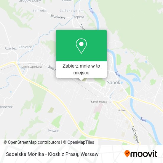 Mapa Sadelska Monika - Kiosk z Prasą