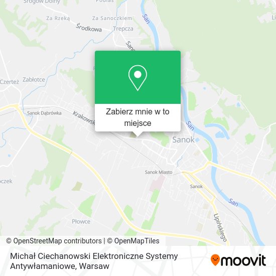 Mapa Michał Ciechanowski Elektroniczne Systemy Antywłamaniowe