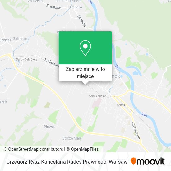 Mapa Grzegorz Rysz Kancelaria Radcy Prawnego