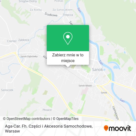 Mapa Aga-Car. Fh. Części i Akcesoria Samochodowe