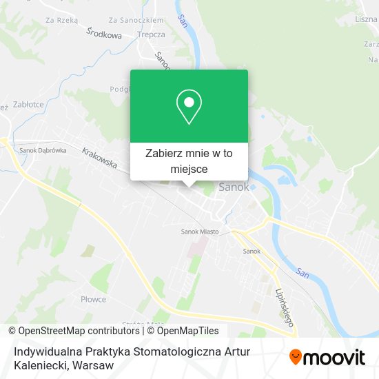 Mapa Indywidualna Praktyka Stomatologiczna Artur Kaleniecki