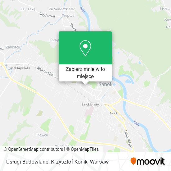 Mapa Usługi Budowlane. Krzysztof Konik