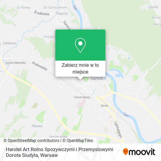 Mapa Handel Art Rolno Spozywczymi i Przemyslowymi Dorota Siudyla