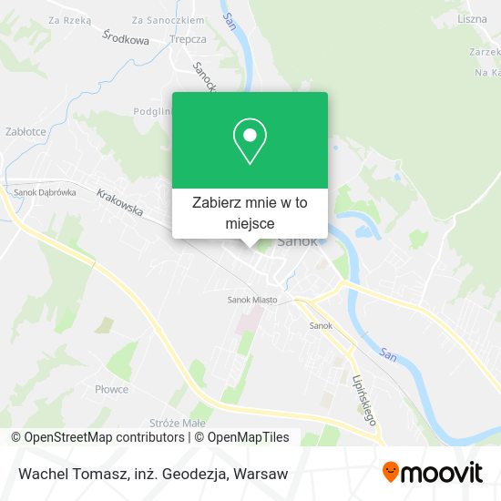 Mapa Wachel Tomasz, inż. Geodezja