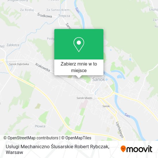 Mapa Usługi Mechaniczno Ślusarskie Robert Rybczak