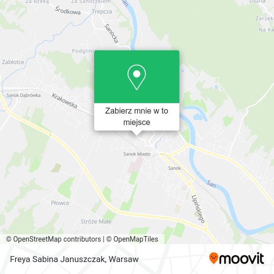 Mapa Freya Sabina Januszczak