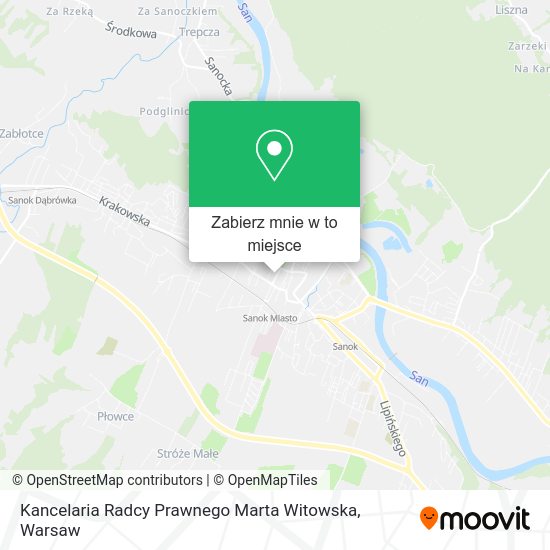 Mapa Kancelaria Radcy Prawnego Marta Witowska