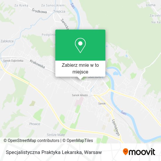 Mapa Specjalistyczna Praktyka Lekarska