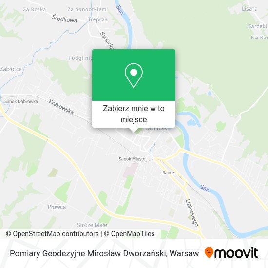 Mapa Pomiary Geodezyjne Mirosław Dworzański