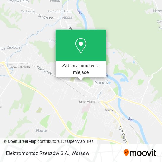 Mapa Elektromontaż Rzeszów S.A.