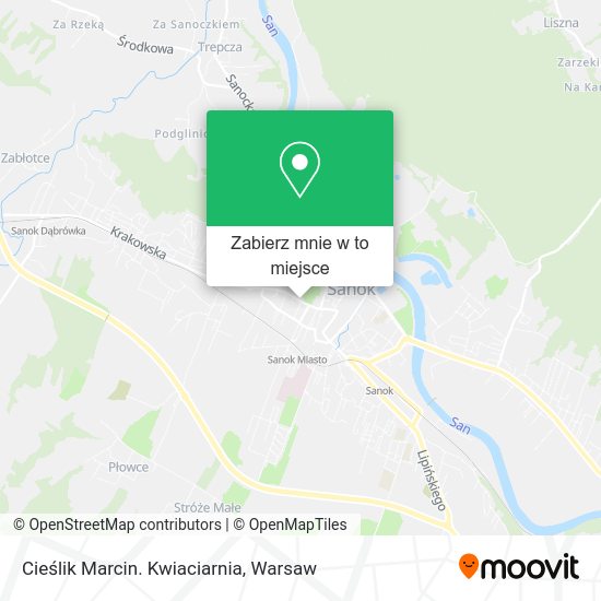 Mapa Cieślik Marcin. Kwiaciarnia