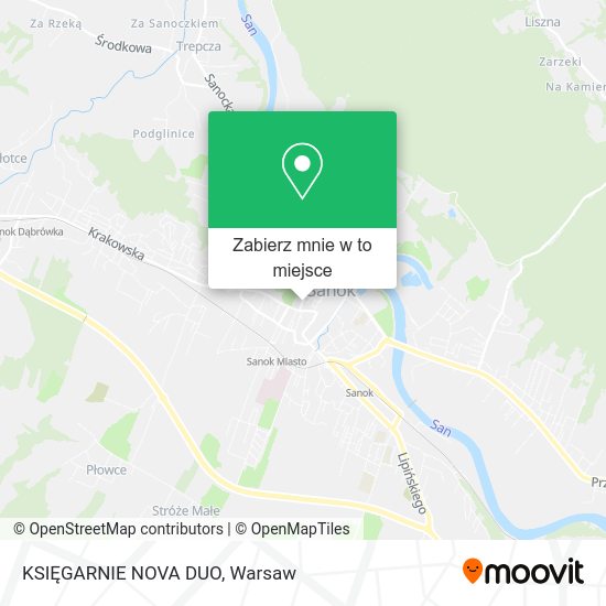 Mapa KSIĘGARNIE NOVA DUO