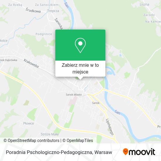 Mapa Poradnia Pschologiczno-Pedagogiczna