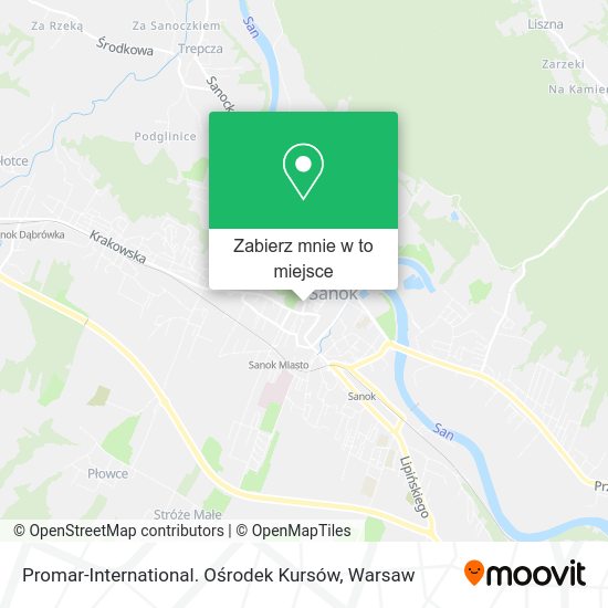 Mapa Promar-International. Ośrodek Kursów