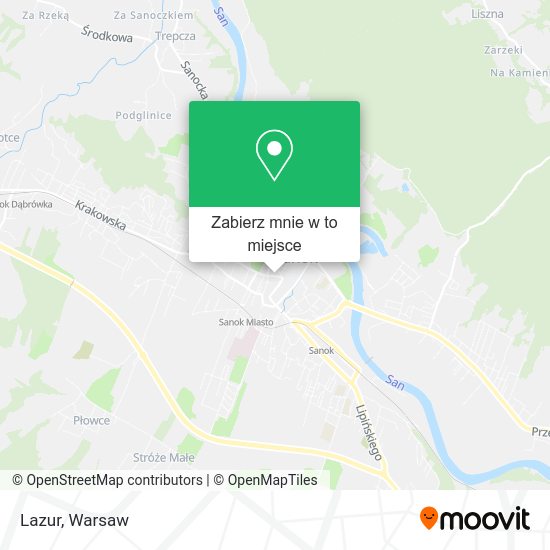 Mapa Lazur