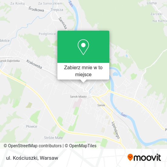 Mapa ul. Kościuszki