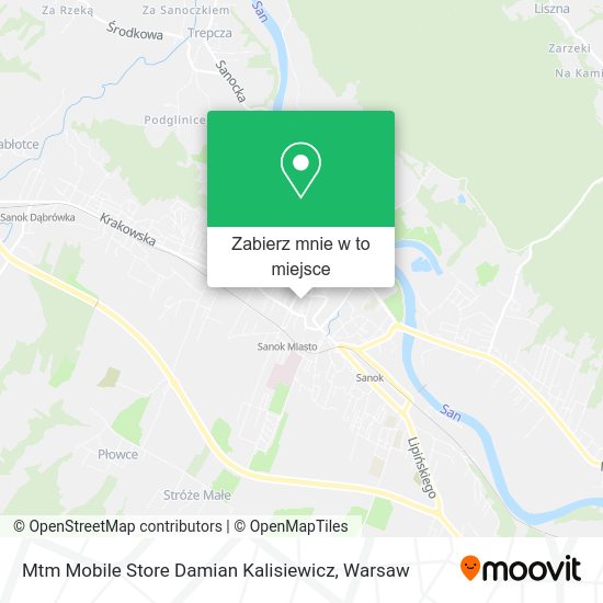 Mapa Mtm Mobile Store Damian Kalisiewicz