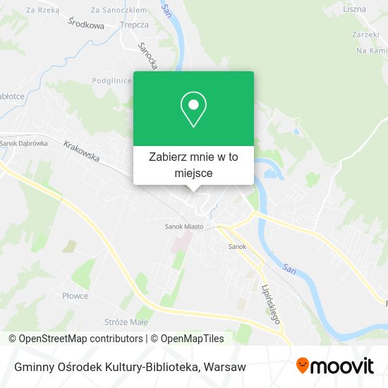 Mapa Gminny Ośrodek Kultury-Biblioteka