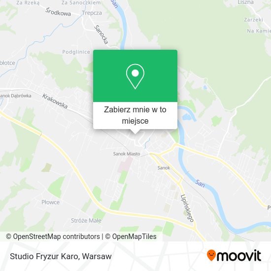 Mapa Studio Fryzur Karo