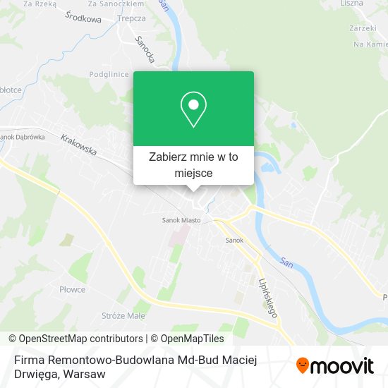 Mapa Firma Remontowo-Budowlana Md-Bud Maciej Drwięga