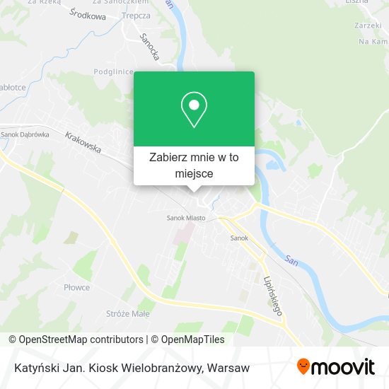 Mapa Katyński Jan. Kiosk Wielobranżowy