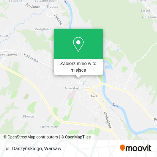 Mapa ul. Daszyńskiego