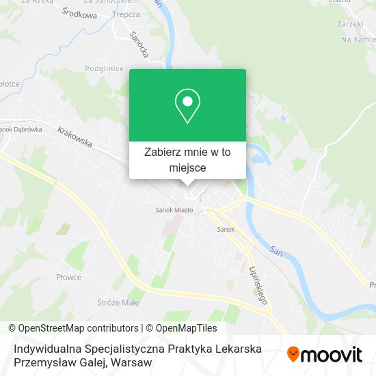 Mapa Indywidualna Specjalistyczna Praktyka Lekarska Przemysław Galej