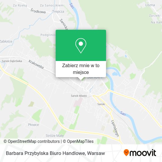 Mapa Barbara Przybylska Biuro Handlowe