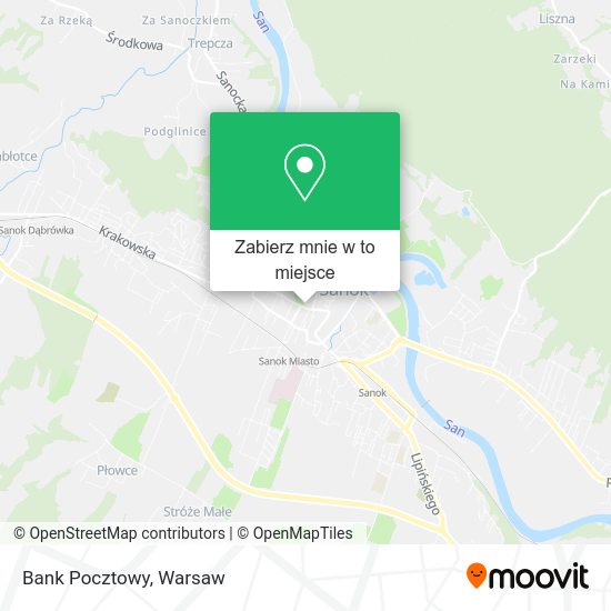 Mapa Bank Pocztowy