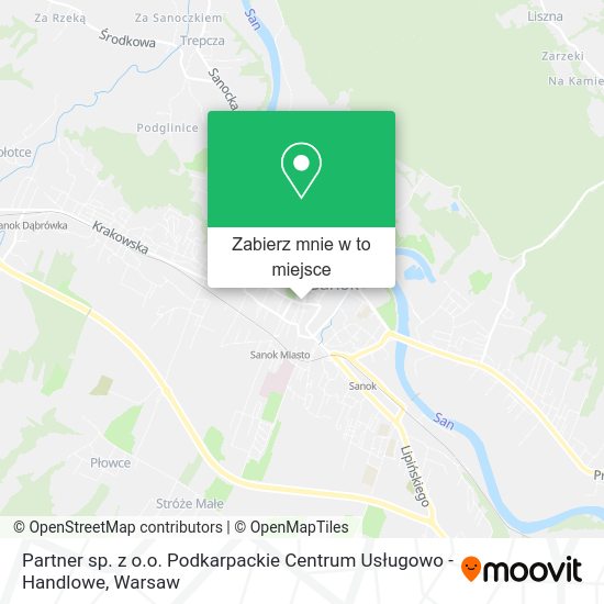 Mapa Partner sp. z o.o. Podkarpackie Centrum Usługowo - Handlowe