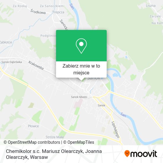 Mapa Chemikolor s.c. Mariusz Olearczyk, Joanna Olearczyk