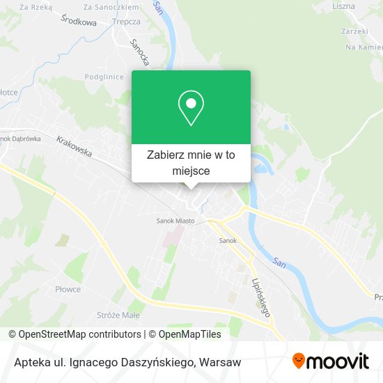 Mapa Apteka ul. Ignacego Daszyńskiego