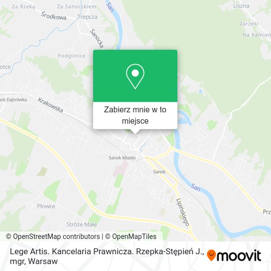 Mapa Lege Artis. Kancelaria Prawnicza. Rzepka-Stępień J., mgr