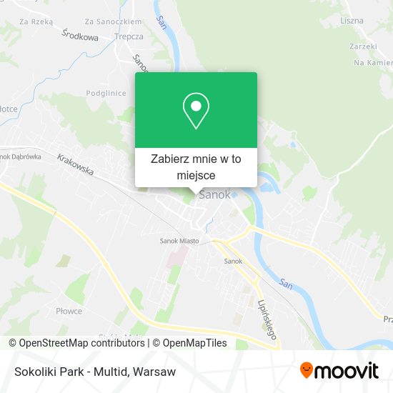 Mapa Sokoliki Park - Multid