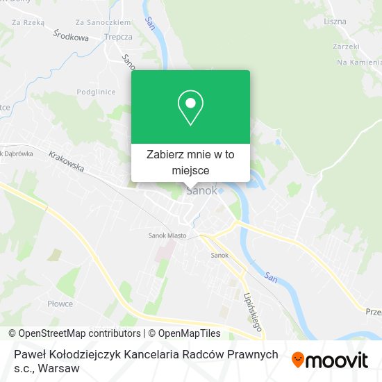 Mapa Paweł Kołodziejczyk Kancelaria Radców Prawnych s.c.