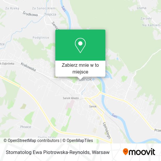 Mapa Stomatolog Ewa Piotrowska-Reynolds