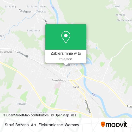 Mapa Struś Bożena. Art. Elektroniczne