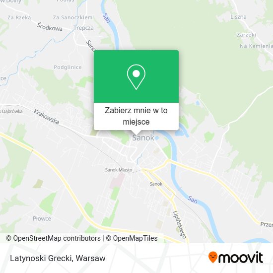 Mapa Latynoski Grecki