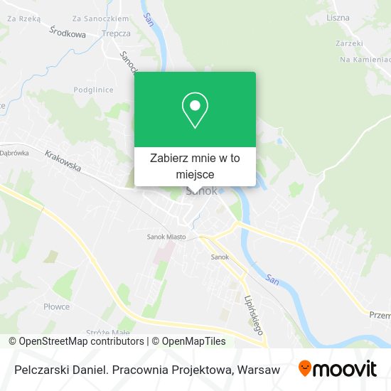 Mapa Pelczarski Daniel. Pracownia Projektowa