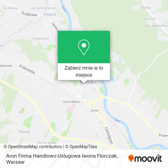 Mapa Aron Firma Handlowo-Uslugowa Iwona Florczak