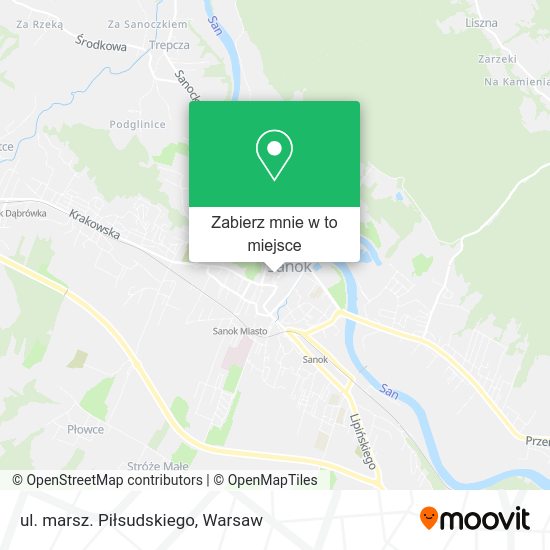 Mapa ul. marsz. Piłsudskiego