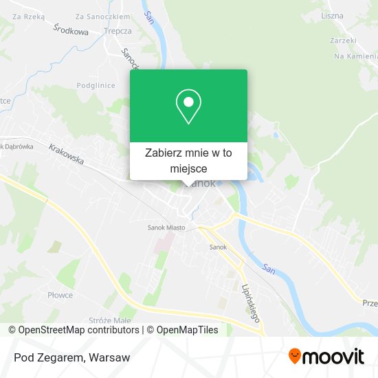 Mapa Pod Zegarem