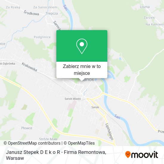 Mapa Janusz Stepek D E k o R - Firma Remontowa