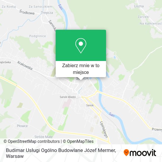 Mapa Budimar Usługi Ogólno Budowlane Józef Mermer